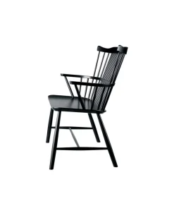 Outlet FDB Møbler J52D bench, Beech painted Black