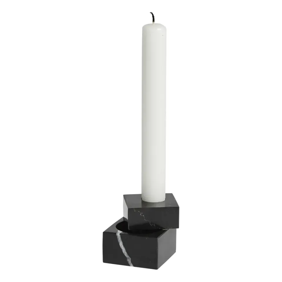 Online Woud Jeu de dés 1 candle holder marble, Black