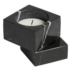 Online Woud Jeu de dés 1 candle holder marble, Black