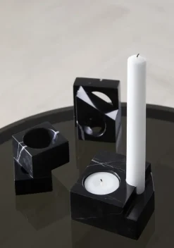 Online Woud Jeu de dés 1 candle holder marble, Black