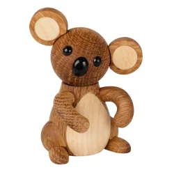 Wooden Figures^Spring Copenhagen Joey koala decoration, Oak-Ash Brown