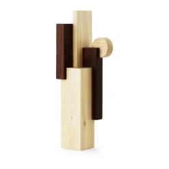 Sculptures & Porcelain Figurines^Normann Copenhagen Join sculpture large, Ash-carbonized ash BeigeBrown