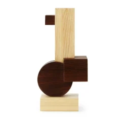 Best Normann Copenhagen Join sculpture medium, Ash-carbonized ash BeigeBrown