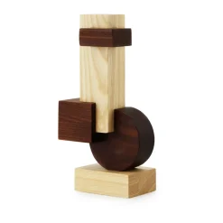 Best Normann Copenhagen Join sculpture medium, Ash-carbonized ash BeigeBrown