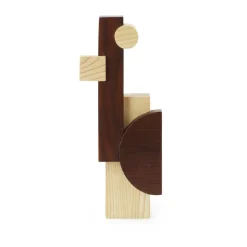 Sculptures & Porcelain Figurines^Normann Copenhagen Join sculpture small, Ash-carbonized ash BeigeBrown