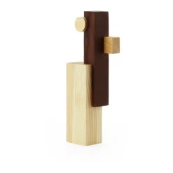 Sculptures & Porcelain Figurines^Normann Copenhagen Join sculpture small, Ash-carbonized ash BeigeBrown