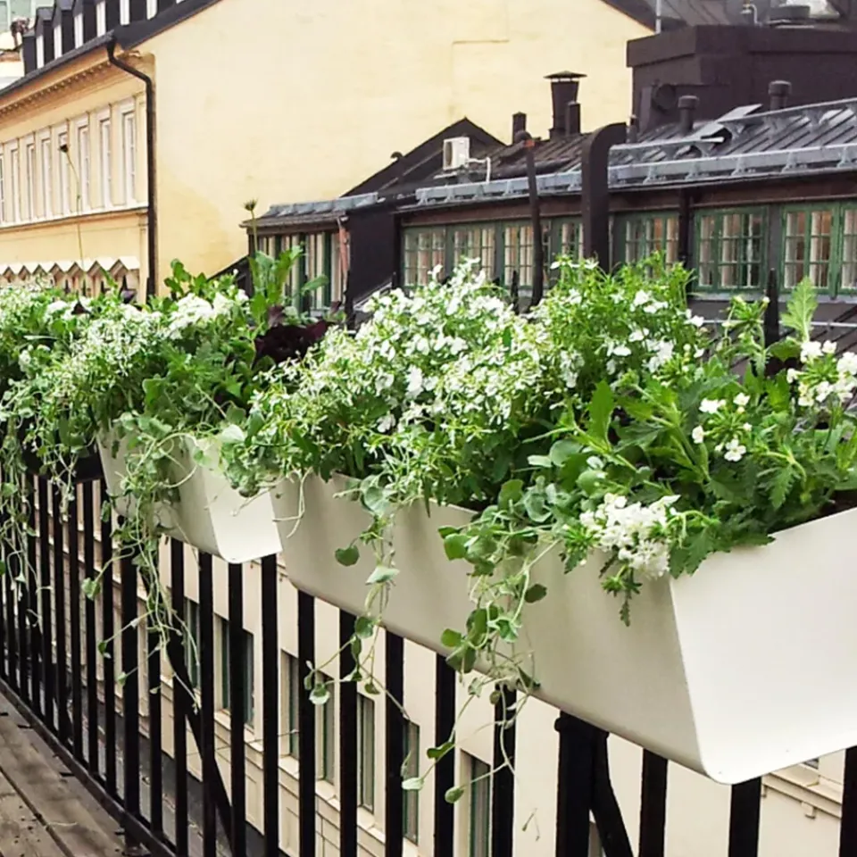 Clearance SMD Design Jorda window box, 60 cm White