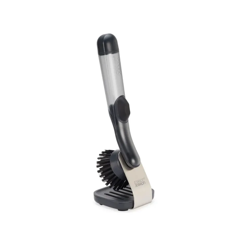 Other Washing & Cleaning Accessories^Joseph Joseph Sinktech dish brush steel stand, Clear Grey