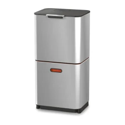 Pedal Bins|Pedal Bins^Joseph Joseph Totem Max trash bin 60 L, Stainless steel Silver-coloured