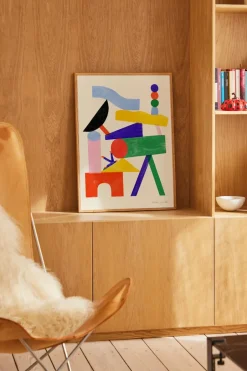 Paper Collective Jouer poster, 50x70 cm Multi