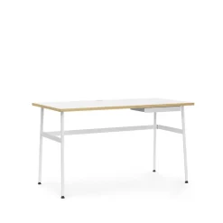 Online Normann Copenhagen Journal desk, laminate, steel legs and drawer White