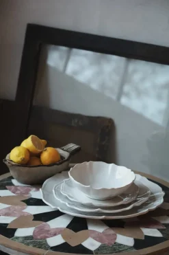 Sale Olsson & Jensen Judith soup- & pasta plate Ø18 cm, White