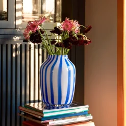 Vases^HAY Juice Vase, , glass, high Blue