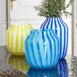 Vases^HAY Juice Vase, , glass, high Blue