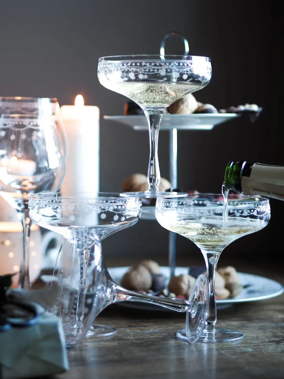 Best Wik & Walsøe Julemorgen champagne glass, 20 cl Transparent