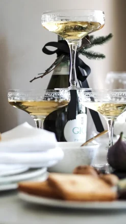 Best Wik & Walsøe Julemorgen champagne glass, 20 cl Transparent