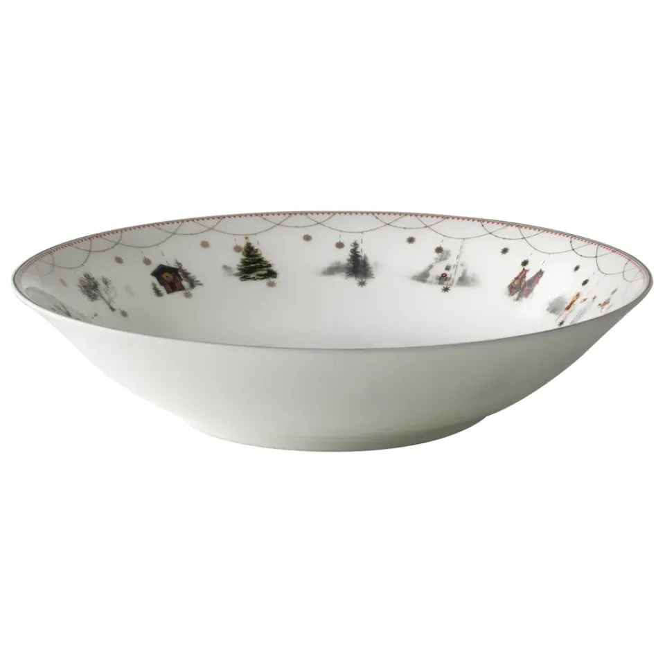 Deep Plates^Wik & Walsøe Julemorgen deep plate, 20 cm MultiWhite