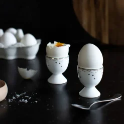 Hot Wik & Walsøe Julemorgen egg cup 2-pack, White