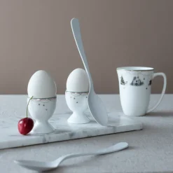 Hot Wik & Walsøe Julemorgen egg cup 2-pack, White