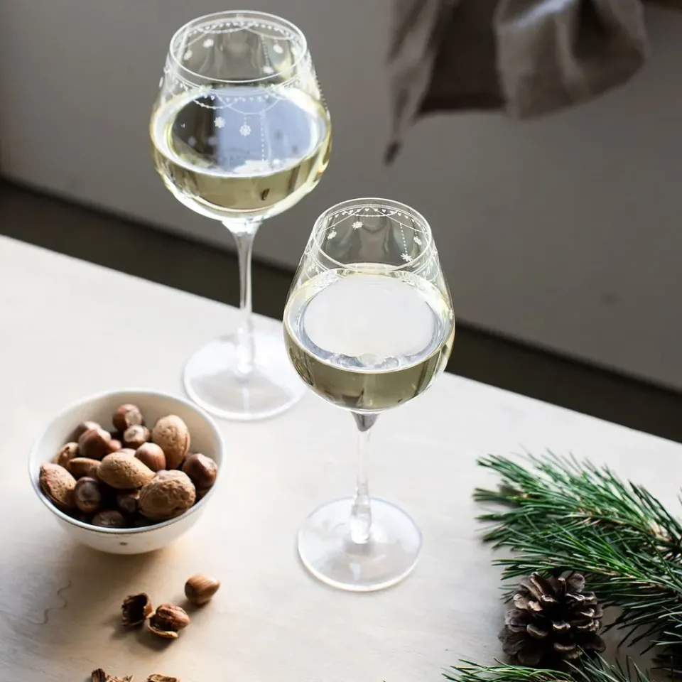 Wine Glasses^Wik & Walsøe Julemorgen red wine glass, 50 cl Transparent