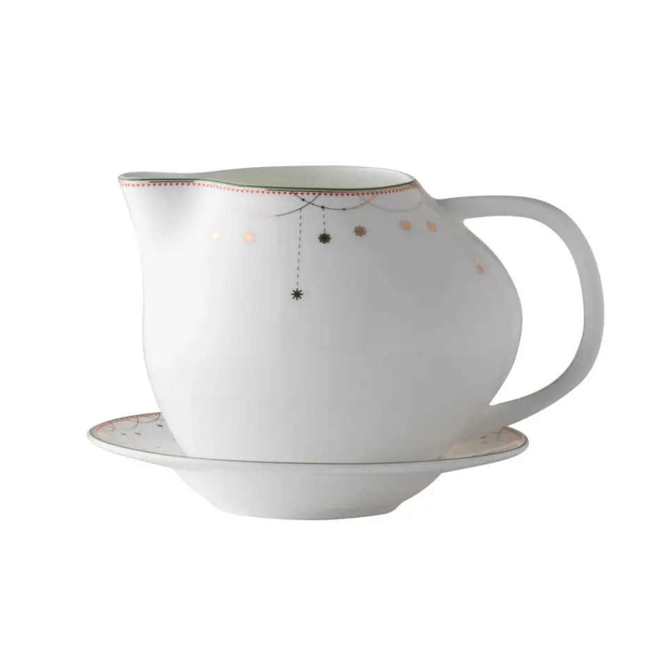 Hot Wik & Walsøe Julemorgen serving jug with bowl, -multi White