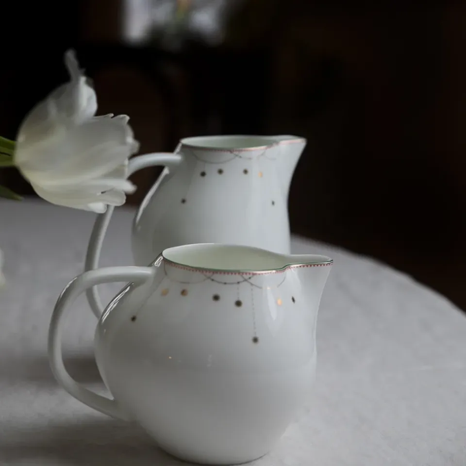 Hot Wik & Walsøe Julemorgen serving jug with bowl, -multi White
