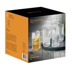 Long Drink & Highball Glasses^Nachtmann Jules long drink 4-pack, Clear Transparent