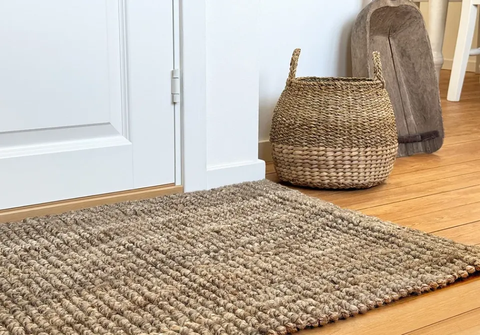 Jute & Natural Fibre Rugs|Door Mats^Dixie Julia door mat natural grey, 60x90 cm Beige