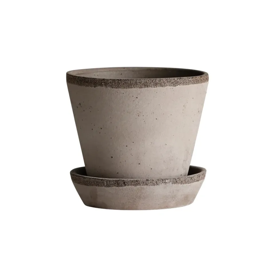 Hot Bergs Potter Julie flower pot Ø10 cm, Grey