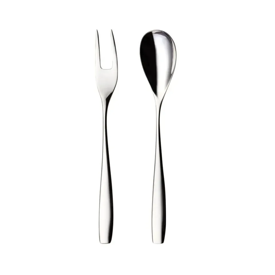 Best Hardanger Bestikk Julie serving set 2 pieces, Stainless steel Silver-coloured