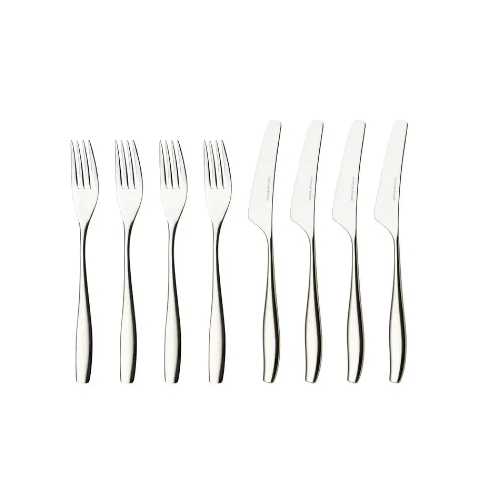 Outlet Hardanger Bestikk Julie starter cutlery 8 pieces, Stainless steel Silver-coloured
