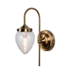 New Globen Lighting Juni wall lamp, Clear Transparent