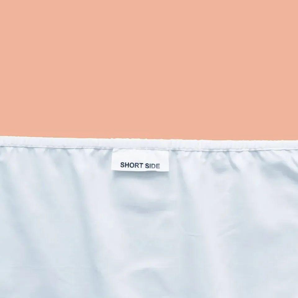 Bed Sheets^Juniper fitted sheet 180x200 cm, Snow White
