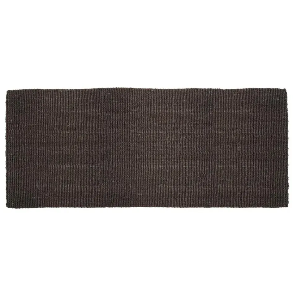 Clearance Dixie Jute door mat , 80x180 cm Black