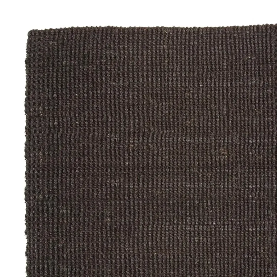 Clearance Dixie Jute door mat , 80x180 cm Black