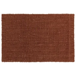 Jute & Natural Fibre Rugs|Door Mats^Dixie Jute doormat rusty , 60x90 cm Red
