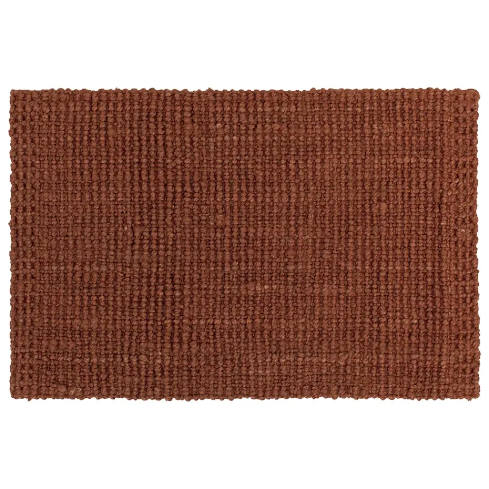 Jute & Natural Fibre Rugs|Door Mats^Dixie Jute doormat rusty , 60x90 cm Red