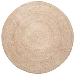 Round Rugs^Hübsch Jute rug Ø150 cm, Nature