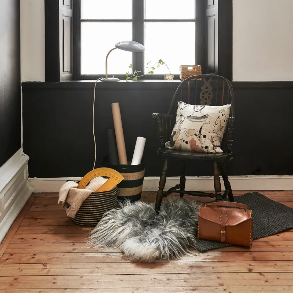 Hot Dixie Jute rug dark , 60x90 cm Grey