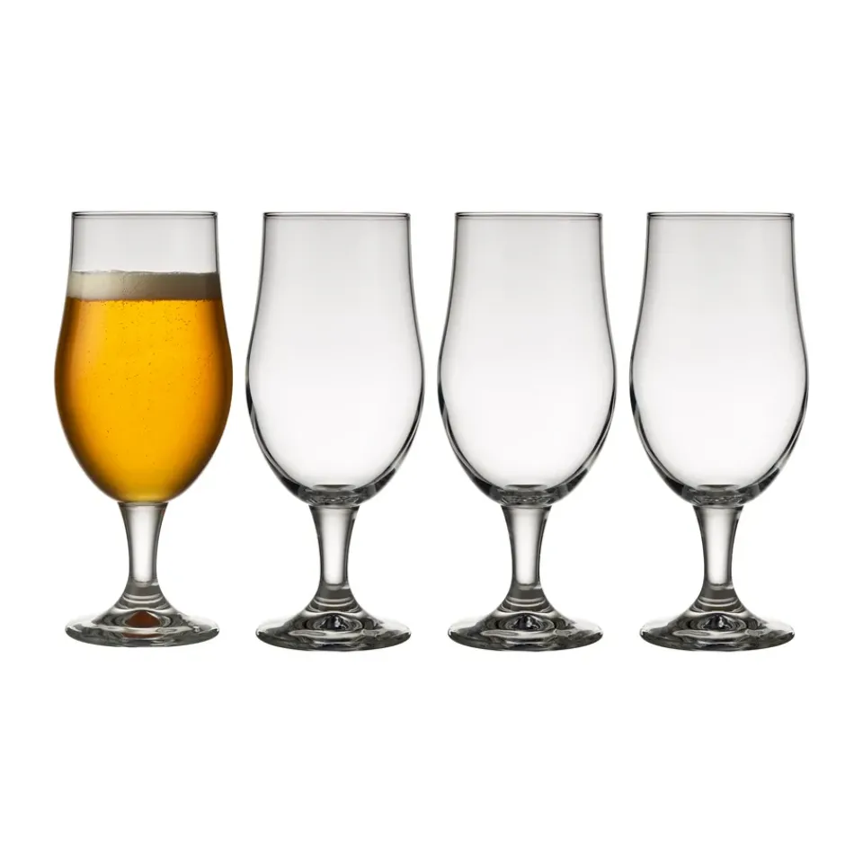 Beer Glasses^Lyngby Glas Juvel beer glass 49 cl 4-pack, Clear Transparent