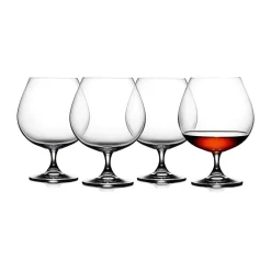Whiskey & Cognac Glasses^Lyngby Glas Juvel congac glass 69 cl 4-pack, Crystal Transparent