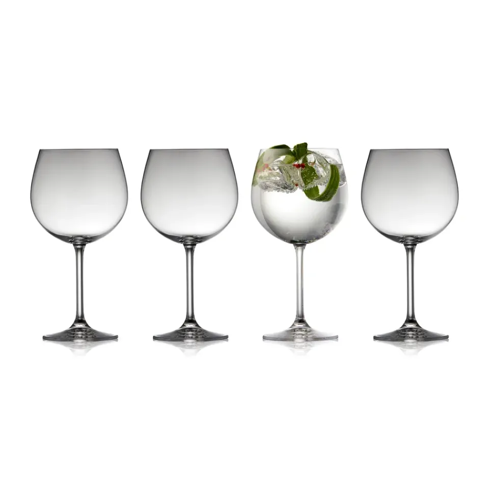 Cocktail & Martini Glasses^Lyngby Glas Juvel gin & tonic glass 57 cl 4-pack, Crystal Transparent