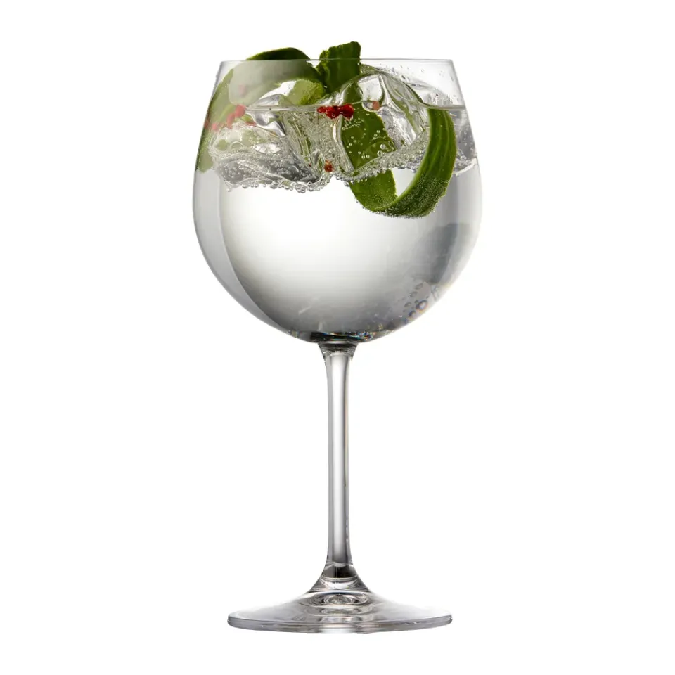 Cocktail & Martini Glasses^Lyngby Glas Juvel gin & tonic glass 57 cl 4-pack, Crystal Transparent