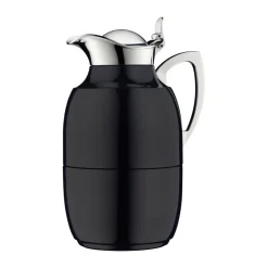 Hot Alfi Juwel thermal jug 1 l, Blank Black-Stainless Steel BlackSilver-coloured