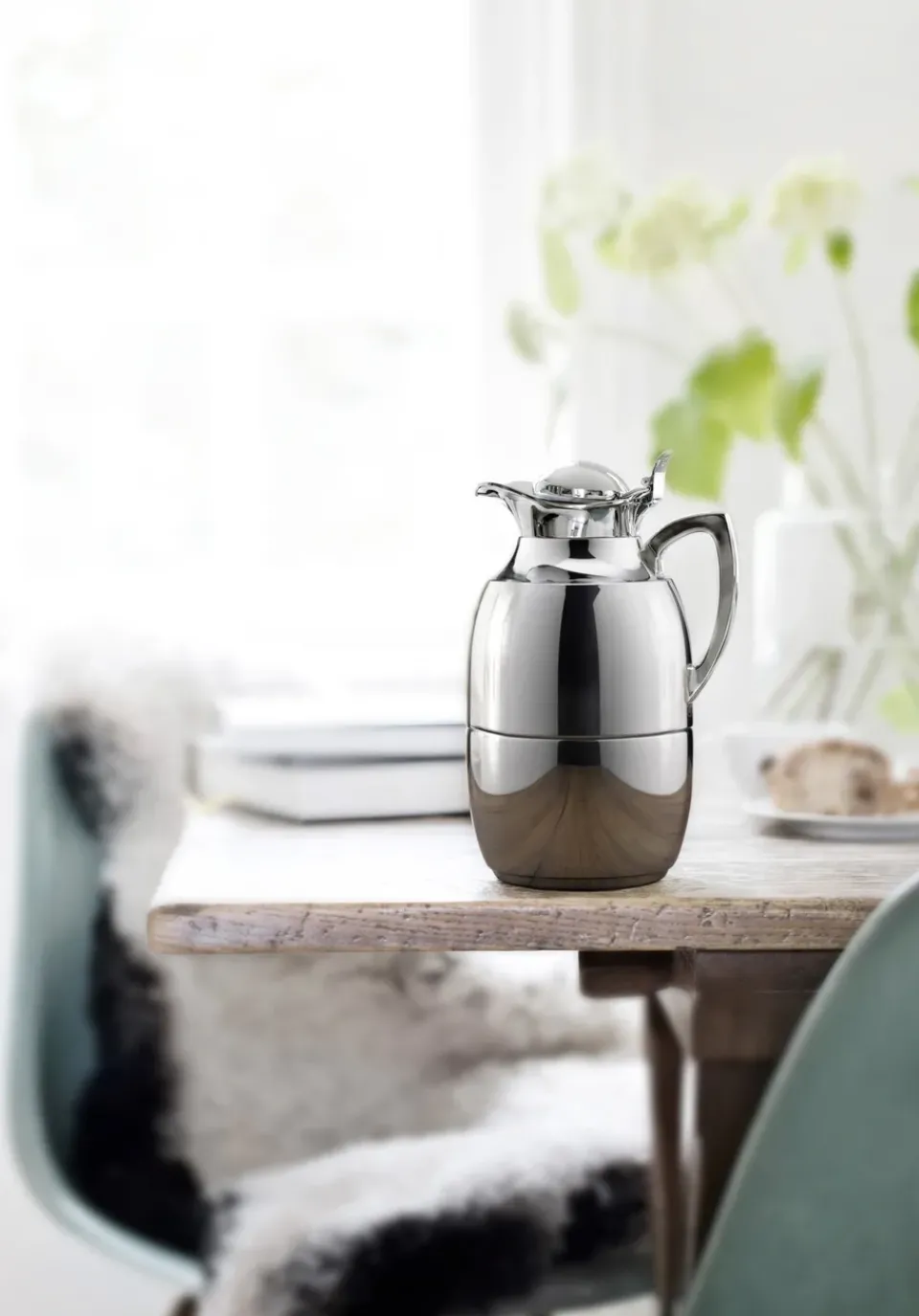 Clearance Alfi Juwel thermal jug 1 l, Chrome plated stainless steel Silver-coloured