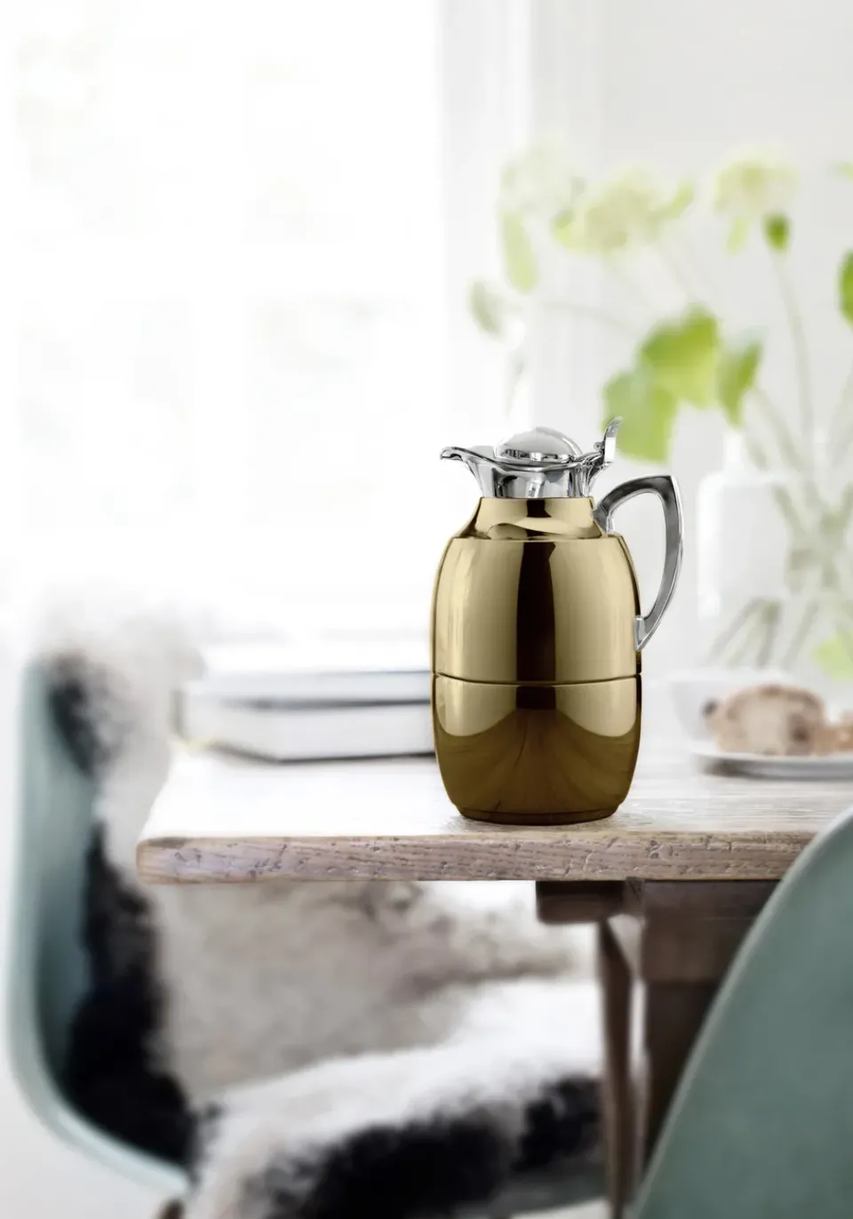 Hot Alfi Juwel thermal jug 1 l, Gold Gold-coloured