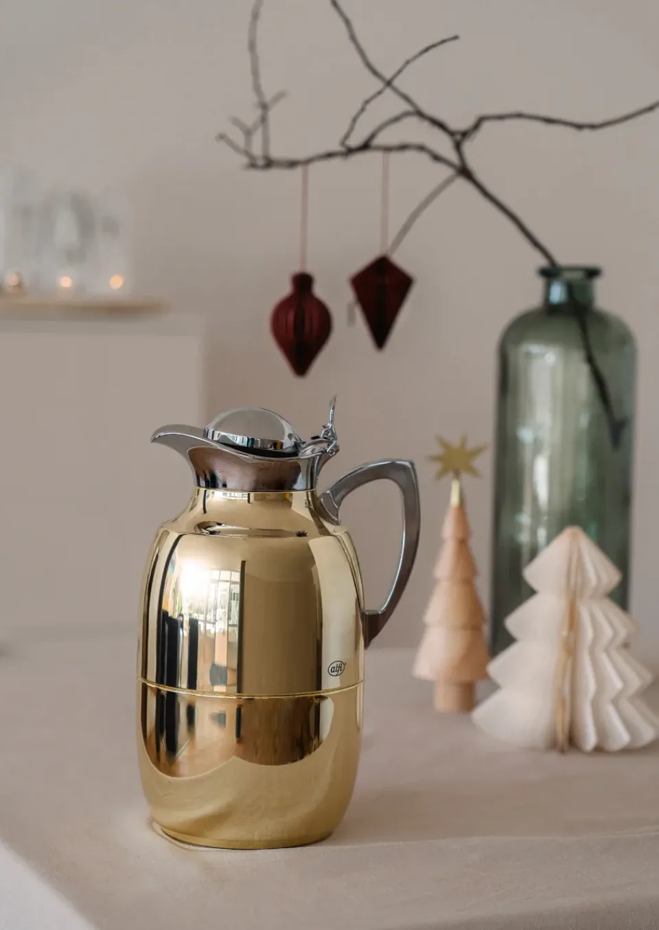 Hot Alfi Juwel thermal jug 1 l, Gold Gold-coloured