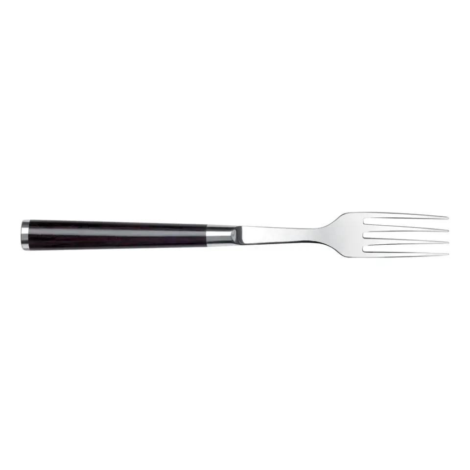 Steak Knives^KAI Shun Classic knife & fork set, Chrome- Black