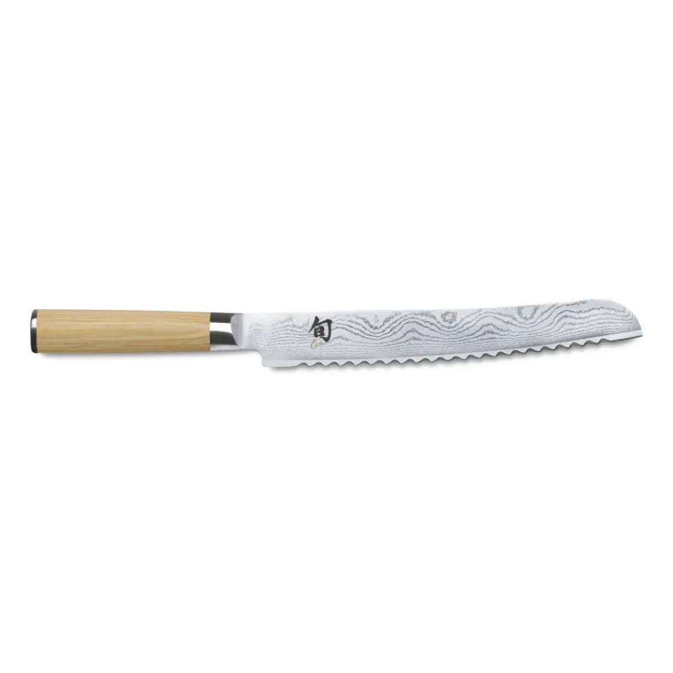 Japanese Knives|Bread Knives^KAI Shun Classic White bread knife, 23 cm BeigeSilver-coloured