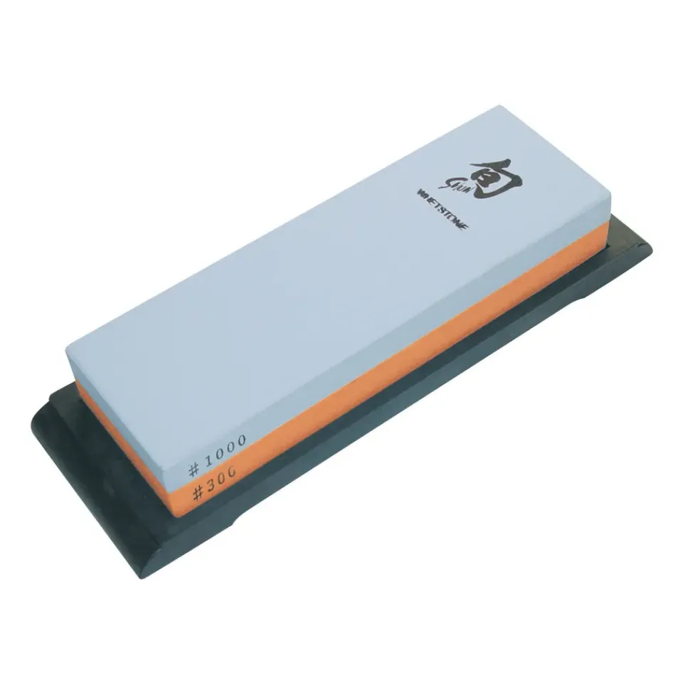 Knife Sharpeners, Stones & Honing Knives^KAI Shun whetstone 300/1000, Blue-orange BlueOrange